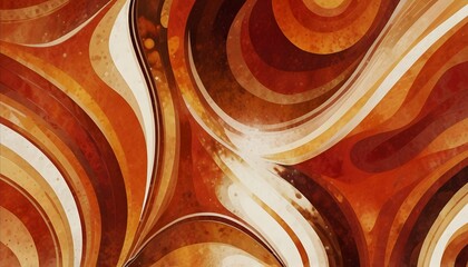 Abstract background with flame patterns in shades of scarlet, apricot, amber, pearl, and onyx. Generative AI