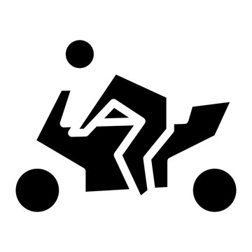 recommend clip art: motorbike with people riding it icon 