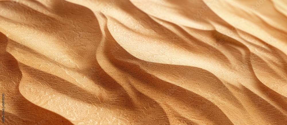 Poster sand desert. copy space image. place for adding text or design