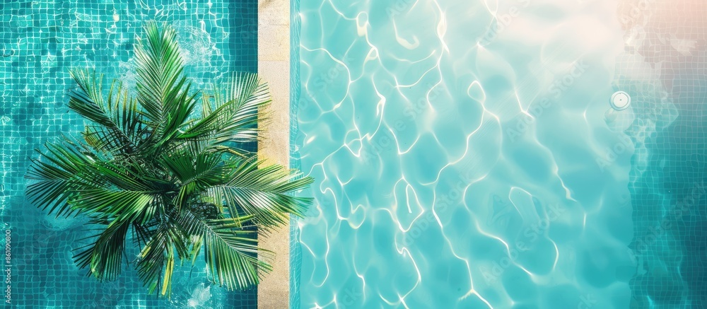 Poster resort private pool has weekly check maintenance test, salt meter level, to make sure water is clean