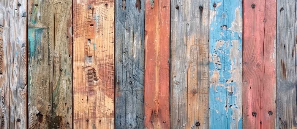 Poster texture of old wood backgroud. copy space image. place for adding text and design