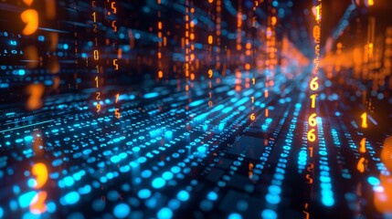 Technology Background with User Interface