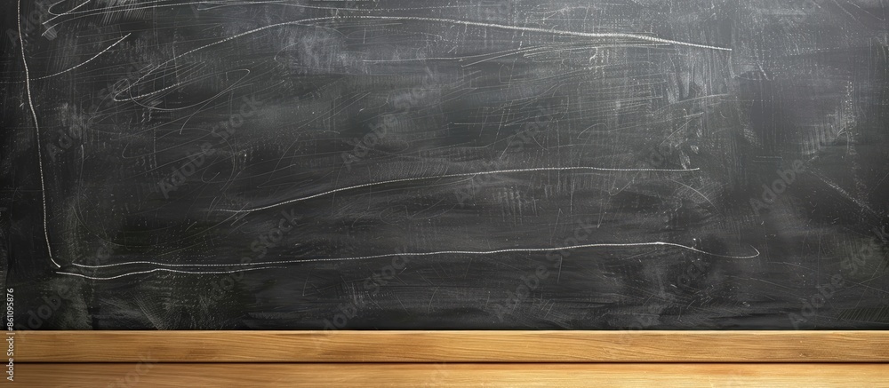 Poster blackboard - innovative solutions. copy space image. place for adding text or design