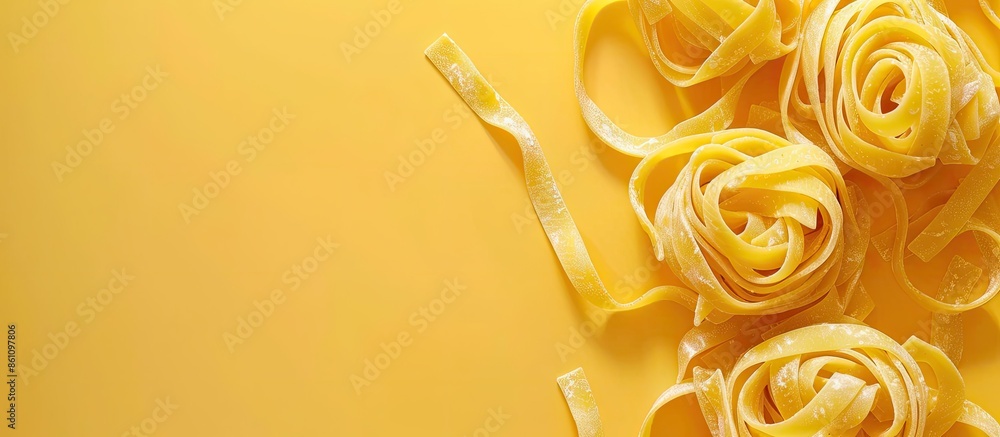 Poster pasta isolate pastel background food isolated transparent cheese. copy space image. place for adding