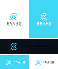 EC, CE Letter Logo Identity Sign Symbol Template