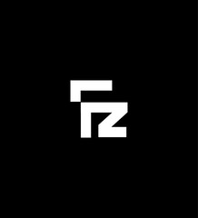 FZ, ZF Letter Logo Identity Sign Symbol Template