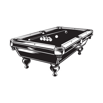 recommend clip art: Billiard table vector image  isolated on white background