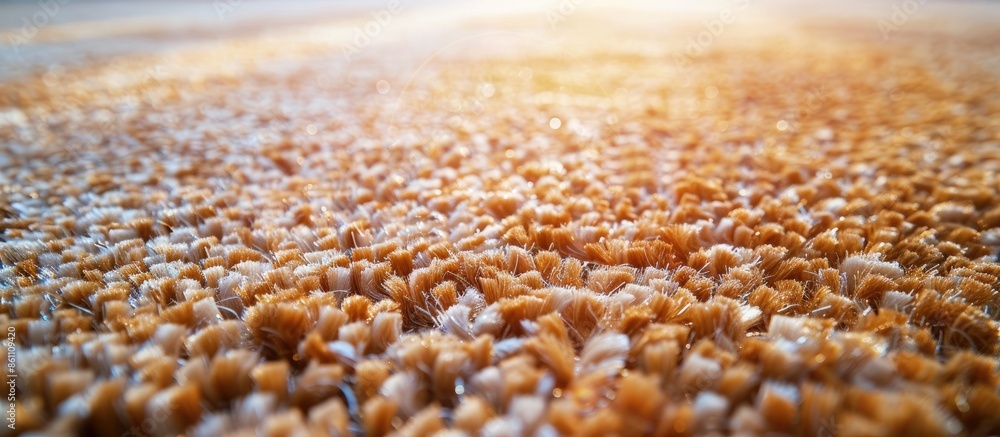 Poster background picture of a brown and white carpet. copy space image. place for adding text and design