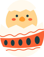 Cute Easter Egg Element