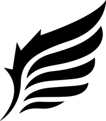 Wing Element Icon Silhouette