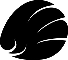 Wing Element Icon Silhouette