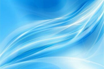 Fototapeta premium Serene blue abstract waves background design