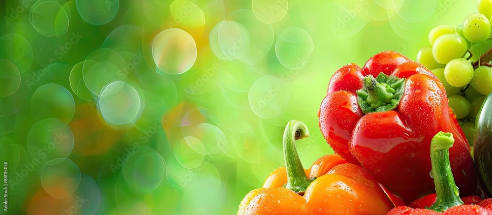 Poster vegetable. Copy space image. Place for adding text or design