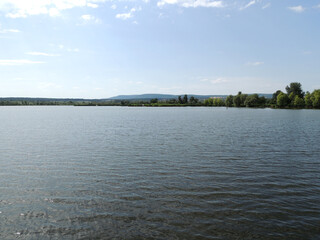 Landscape overlooking the lake