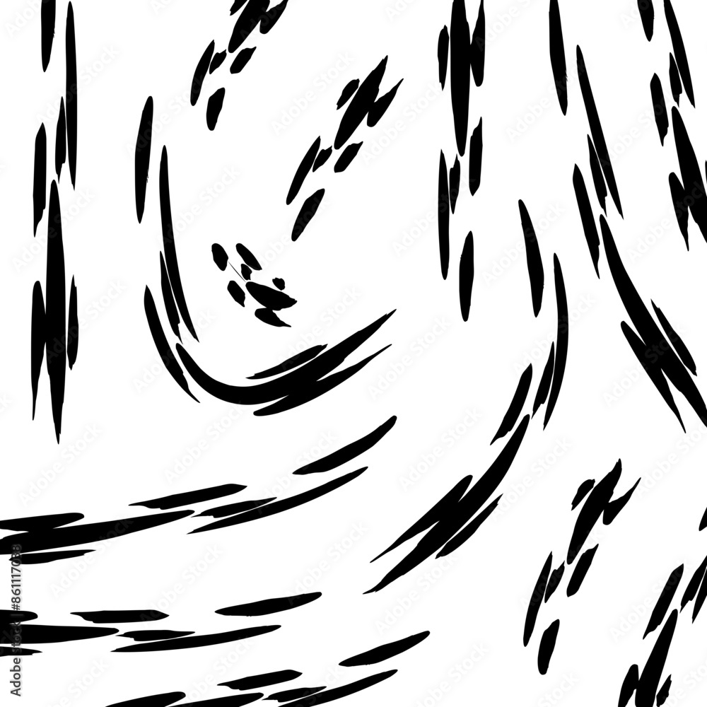 Poster brush abstract background element