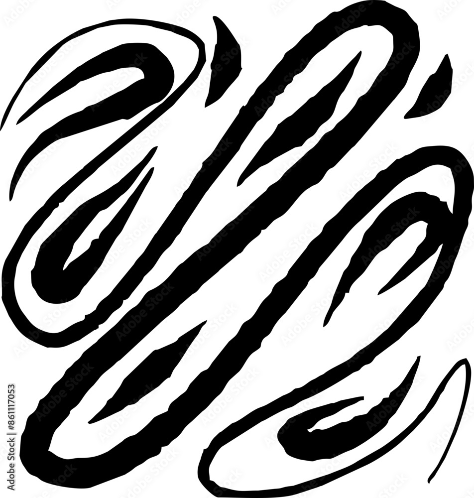 Poster brush abstract background element