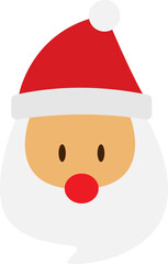 Cute Santa Christmas Sticker