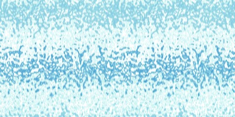 Gradient space dyed stripe with linen effect seamless textured border. Masculine blue white variegated striped print banner.