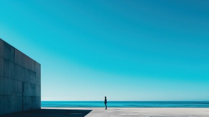 Geometric architecture detail modern concrete structure building abstract concrete architecture background building concrete balcony construction middle east Minimal architecture modern building white