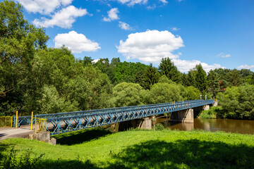 A small bridge in a Czech village..