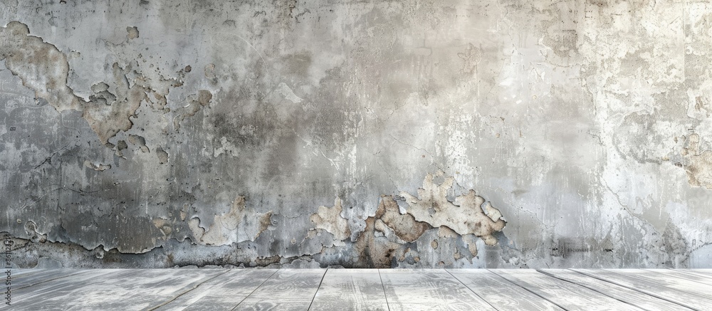 Poster texture of old gray concrete wall for background in room. copy space image. place for adding text an