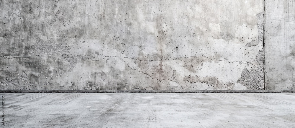 Poster polished bare concrete wall texture background. copy space image. place for adding text and design