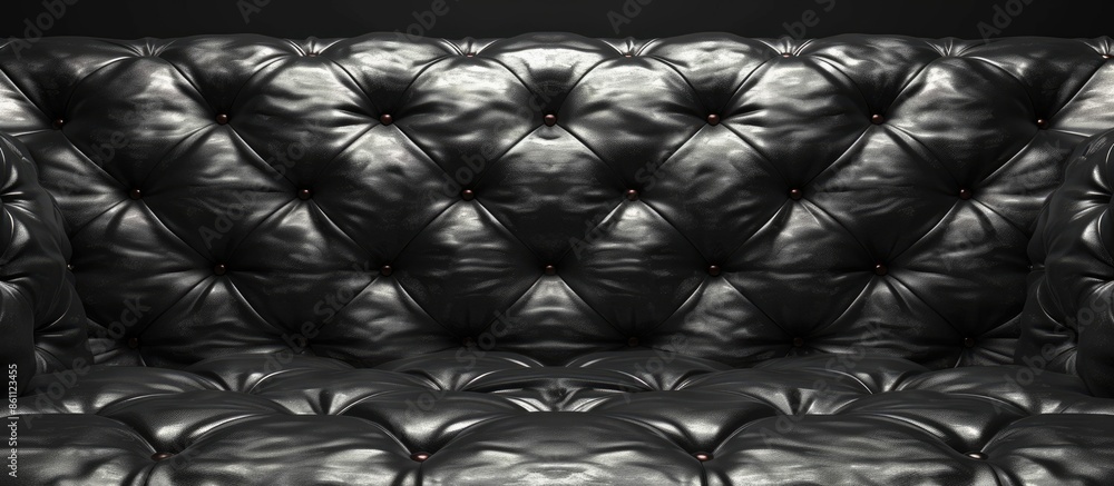 Poster leather sofa texture background. copy space image. place for adding text and design