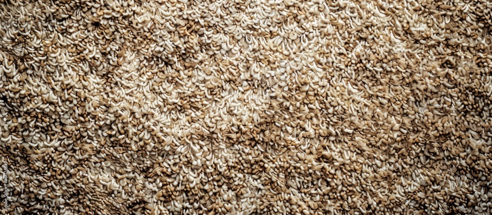 Poster background picture of a brown and white carpet. copy space image. place for adding text and design