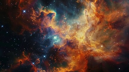 Fototapeta premium Cosmic Exploration in Uncharted Territory Generative AI