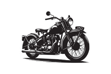 Motorcycle silhouette Illustration Artwork