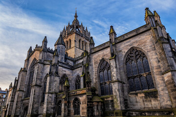 Saint Giles Cathedral In Edinburgh, Scotland