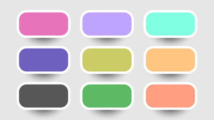 pack of flat color palette 