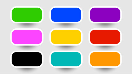 pack of flat color palette 