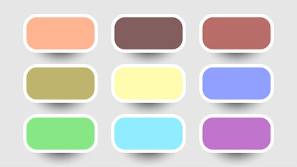 pack of minimalism flat color palette 