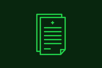  documents illustration in flat style design. Vector illustration.