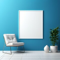 JPG Poster Mockup Minimal Background	