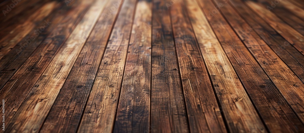 Poster wooden floor in detail view. copy space image. place for adding text and design