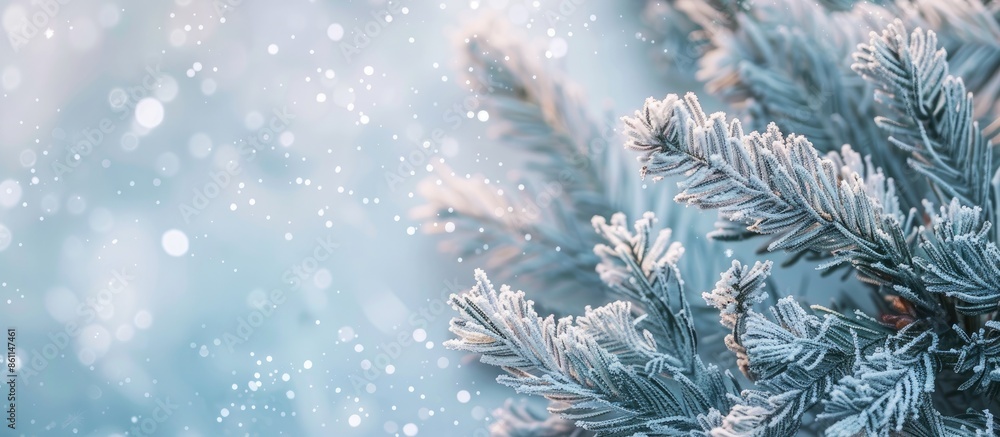 Aufkleber winter background pastel background christmas . copy space image. place for adding text and design