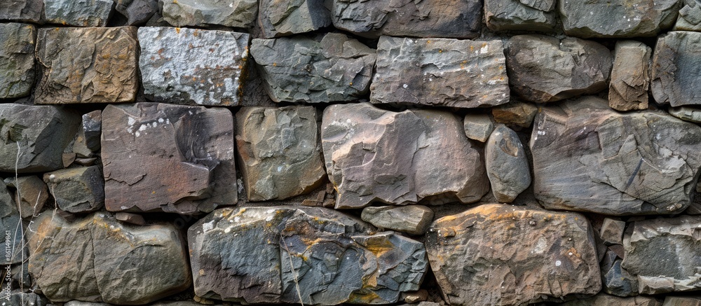 Aufkleber old wall of virgin stones. copy space image. place for adding text and design