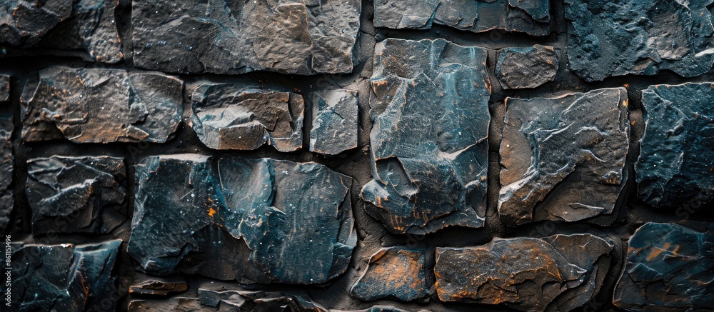 Poster stone texture wall close up. copy space image. place for adding text and design