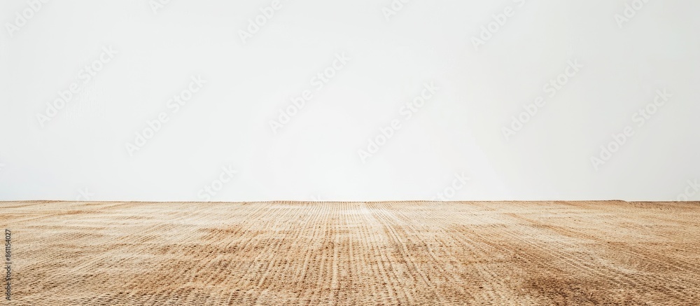 Poster carpet photo on white background. copy space image. place for adding text and design