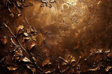 Shiny Bronze Elegance. Luxurious metallic background