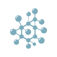 Obraz premium Molecular icon