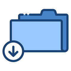 Fototapeta premium download document folder icon