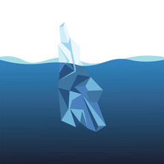 Iceberg Floating On Water