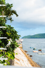 Naklejka premium beach resort