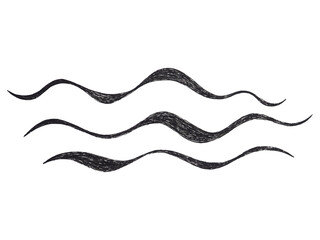 abstract wave design hand drawing black white background line art illustration element water sea ocean pattern graphic curve shape texture motion wallpaper icon logo sign symbol