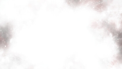 White background texture. Abstract watercolor background. Modern dirty vintage film frame with space for your text.