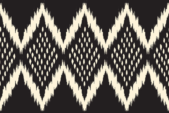 Motifs African boho paisley Floral Ikat pattern embroidery border. Ethnic ikat floral Ethnic Indian Pattern Ikat pattern Ethnic Pattern.Border indian floral Aztec embroidery border seamless patterns.