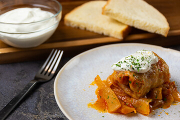 Hungarian cabbage roll